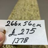 Turkish runner 266x56 cm wool