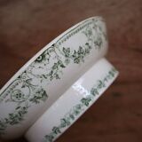 Plat sur pied, compotier Badonviller modèle Champagne