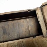 Church bench wooden chest 18th