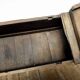 Banc d'église coffre en bois XVIIIème