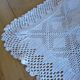 Handmade crochet antique bedspread