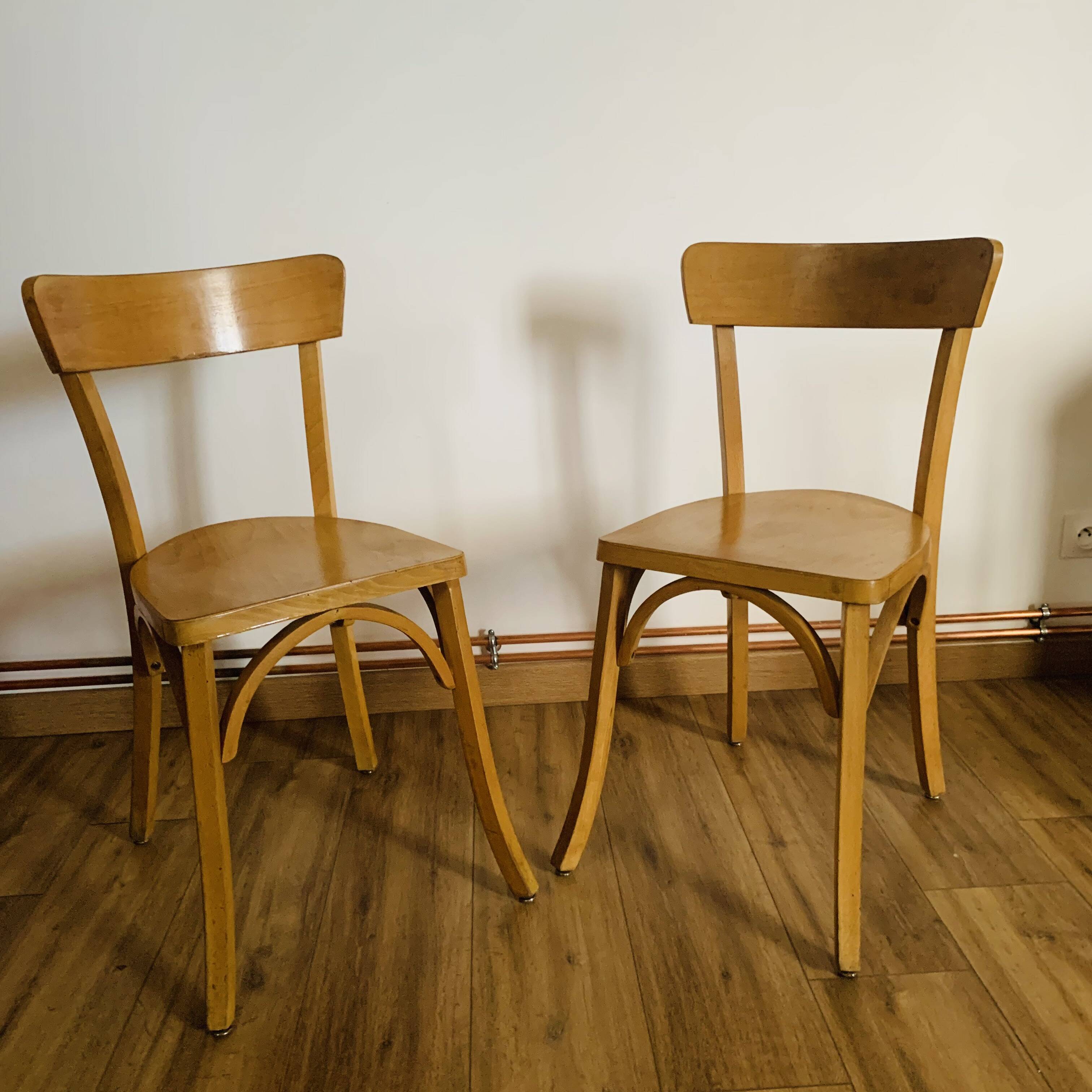 Pair of bistro chairs