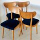 Chaises en bois de hêtre, Tchécoslovaquie années 50