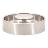 Tecno Design round steel ashtray, 70s