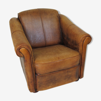 Fauteuil en cuir