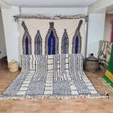 Handmade wool Berber rug 300X200 cm
