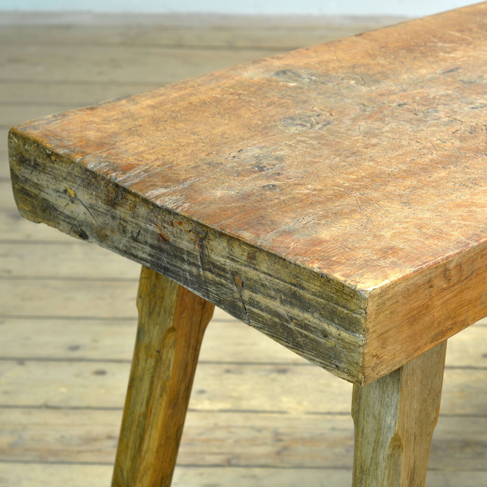 Oak butcher’s table, circa 1920
