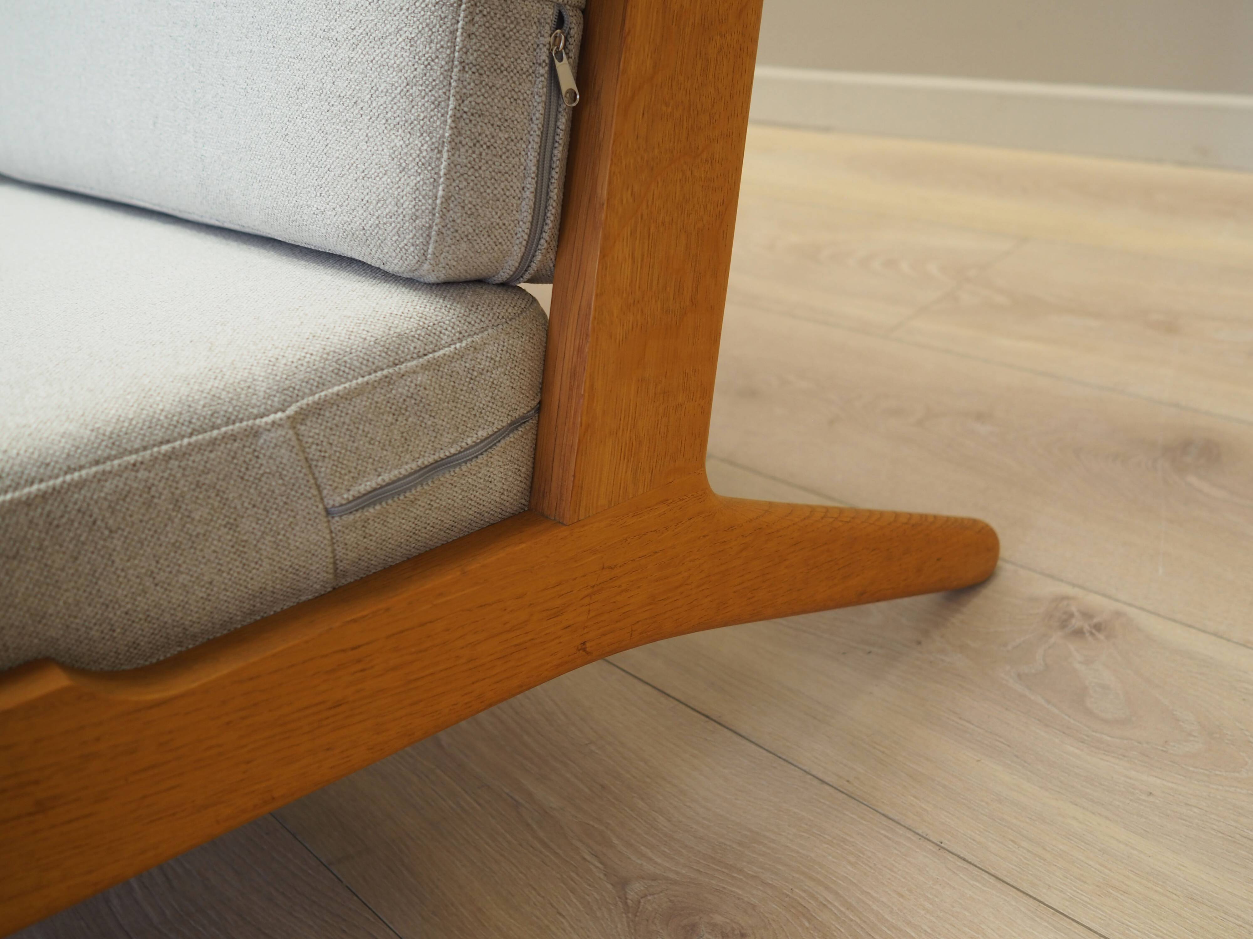 Oak sofa, Danish design, 1960s, designer: Hans J. Wegner, manufacturer: Get