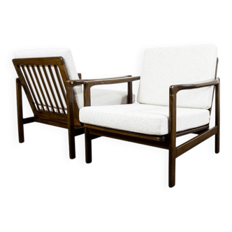 Mid Century Armchairs By Zenon Bączyk, 1960's, Set Of 2