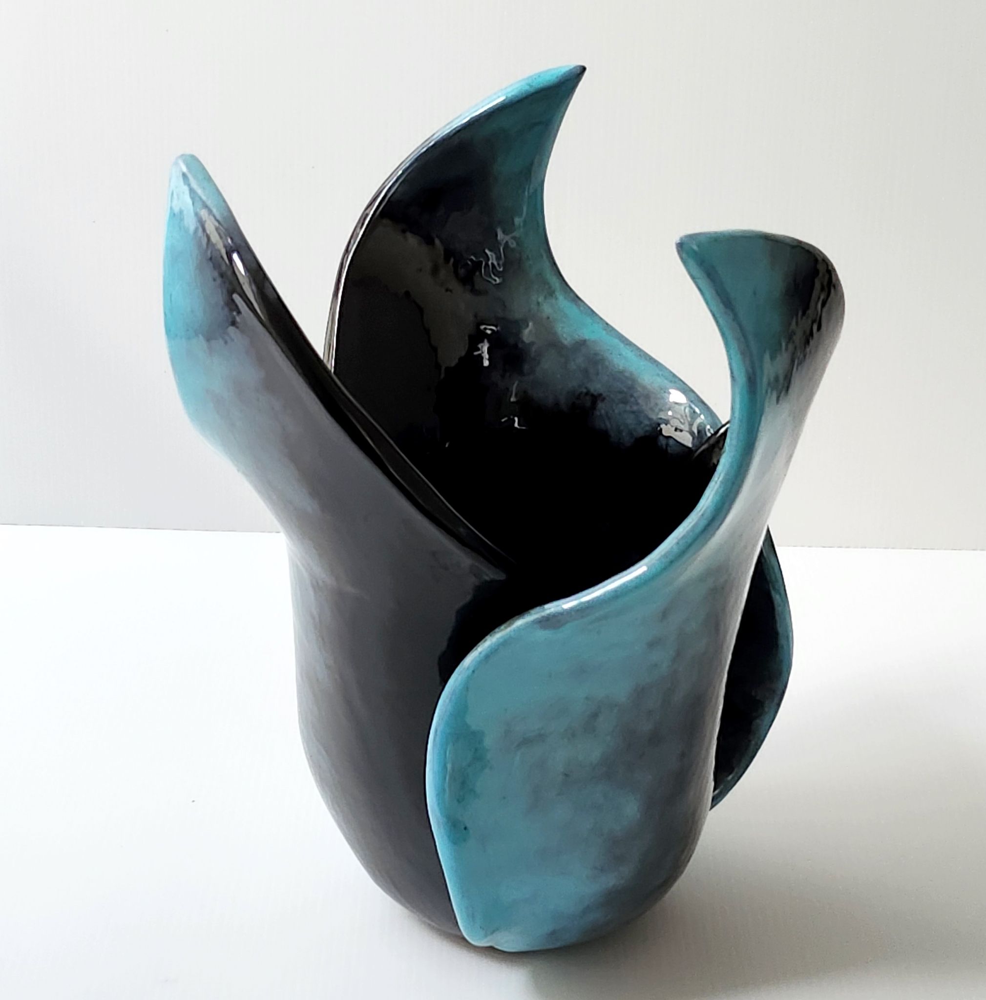 Vintage vase 1950 ceramic Jova