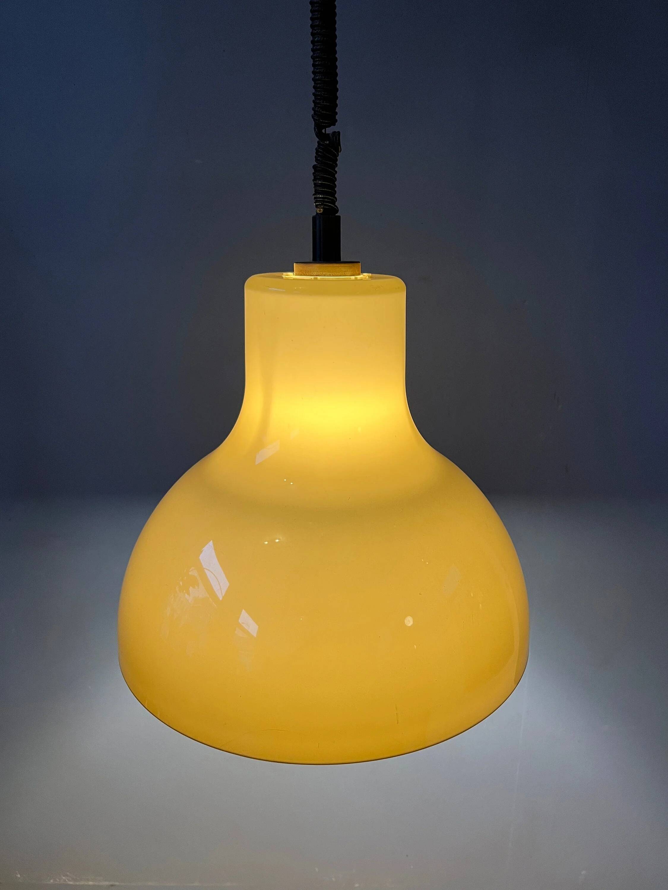 Large Space Age suspension in acrylic glass