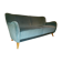 Sofa sofa 3 seats 50/60s Danish sculptural