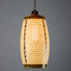 Vintage oriental ceramic pendant, 1980s