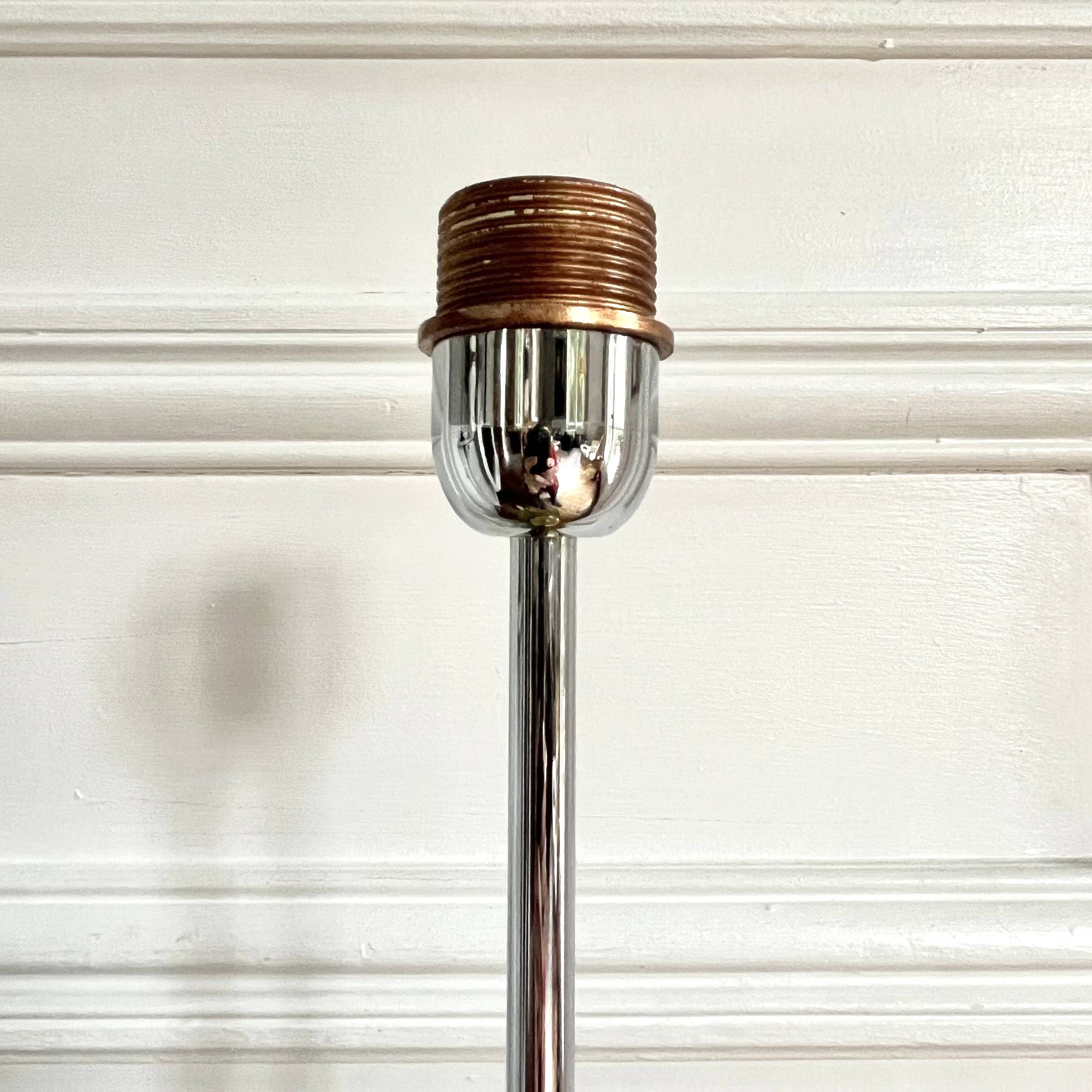 Italian chrome lamp base from the 70s/80s