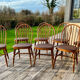 Ensemble de 8 chaises bistrot Baumann