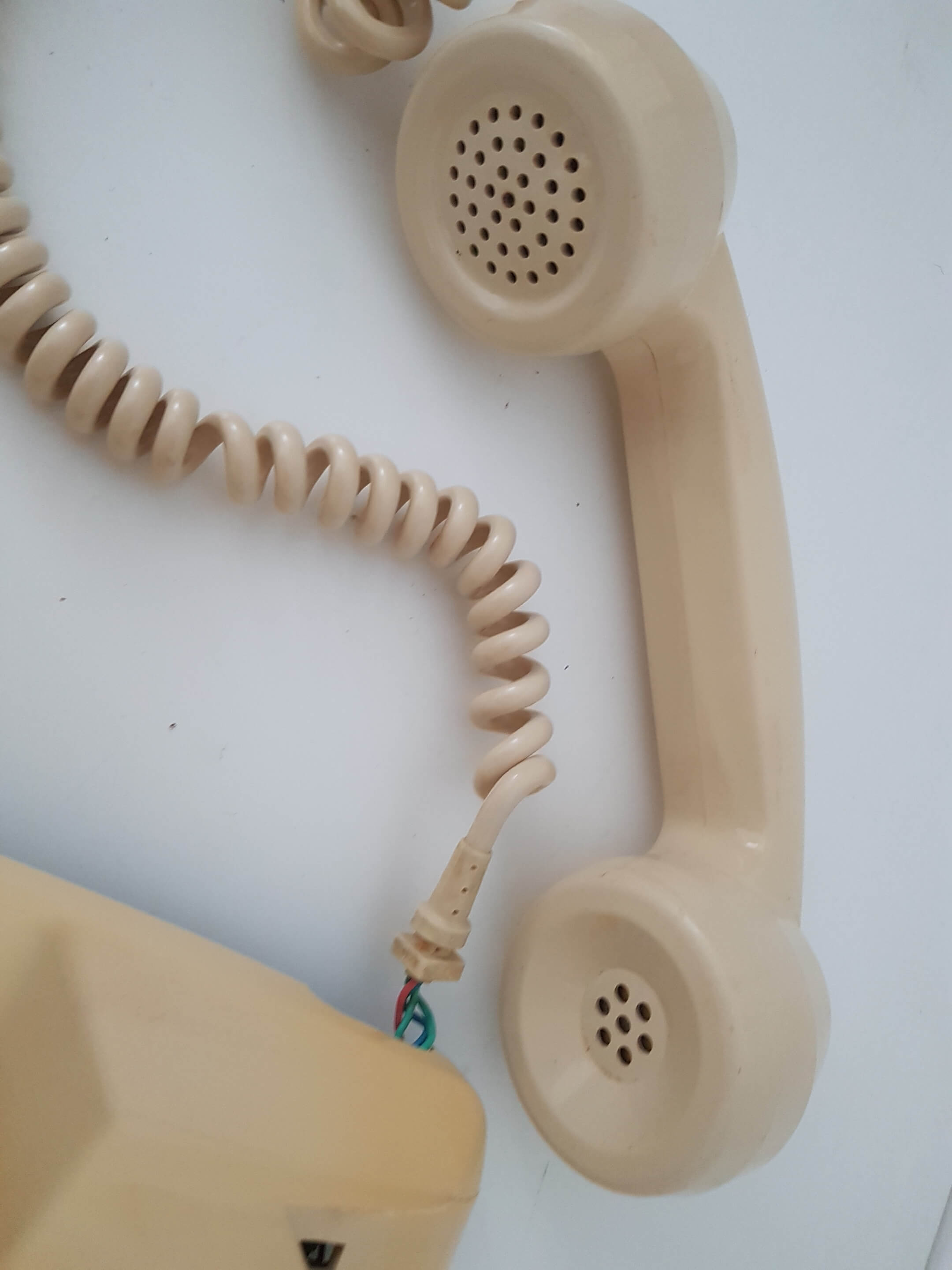 Vintage 80s wall phone
