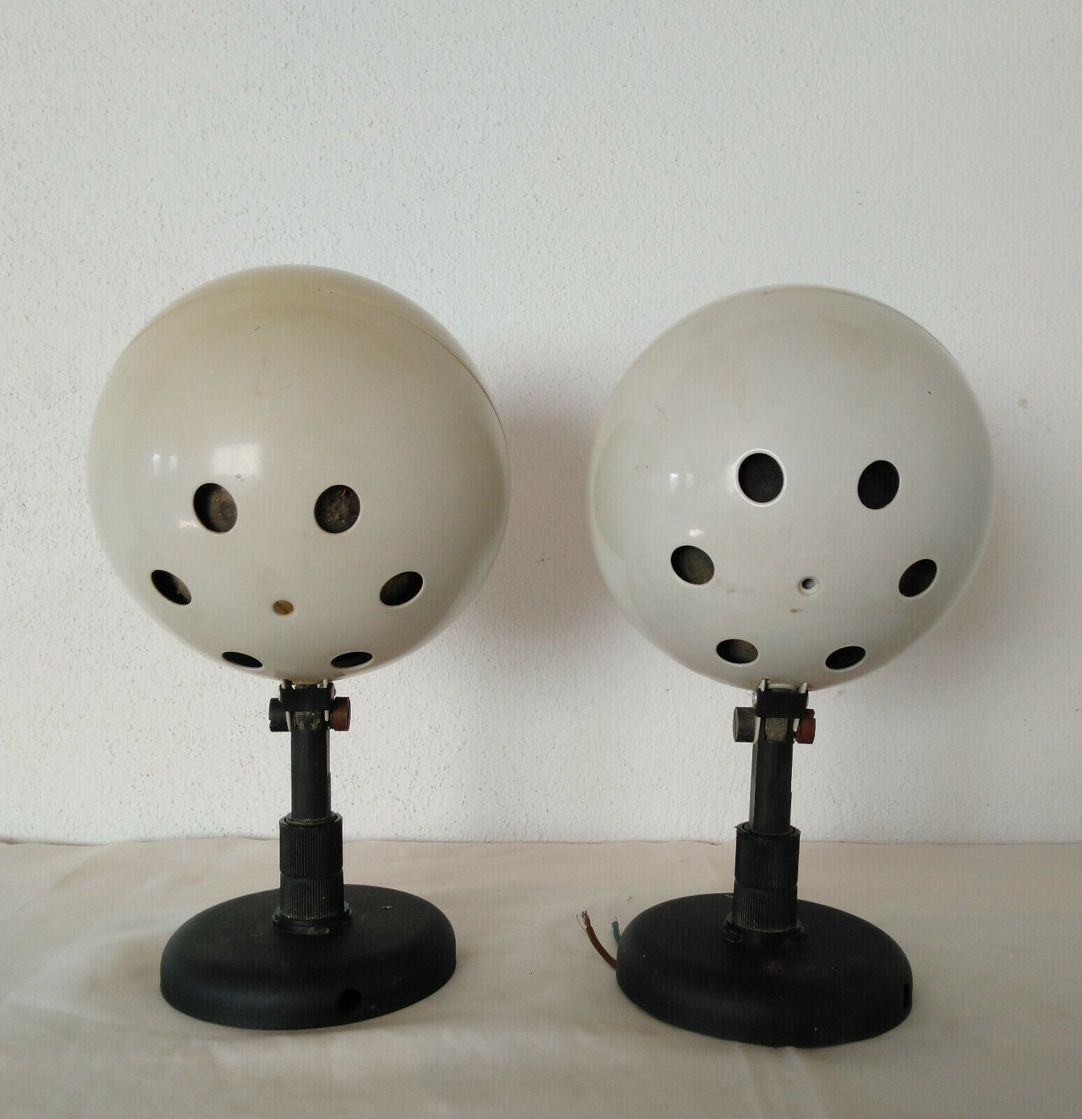 Pair of design wall lights 1970