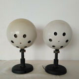 Pair of design wall lights 1970