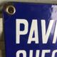 Enamelled plate