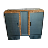 Luberon's "black blue" art deco buffet