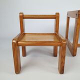 Children's pine desk and chair