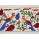 Vintage Turkish rug hand-knotted 44x96 cm