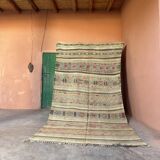 Moroccan kilim zayan rug - 340 x 167 cm