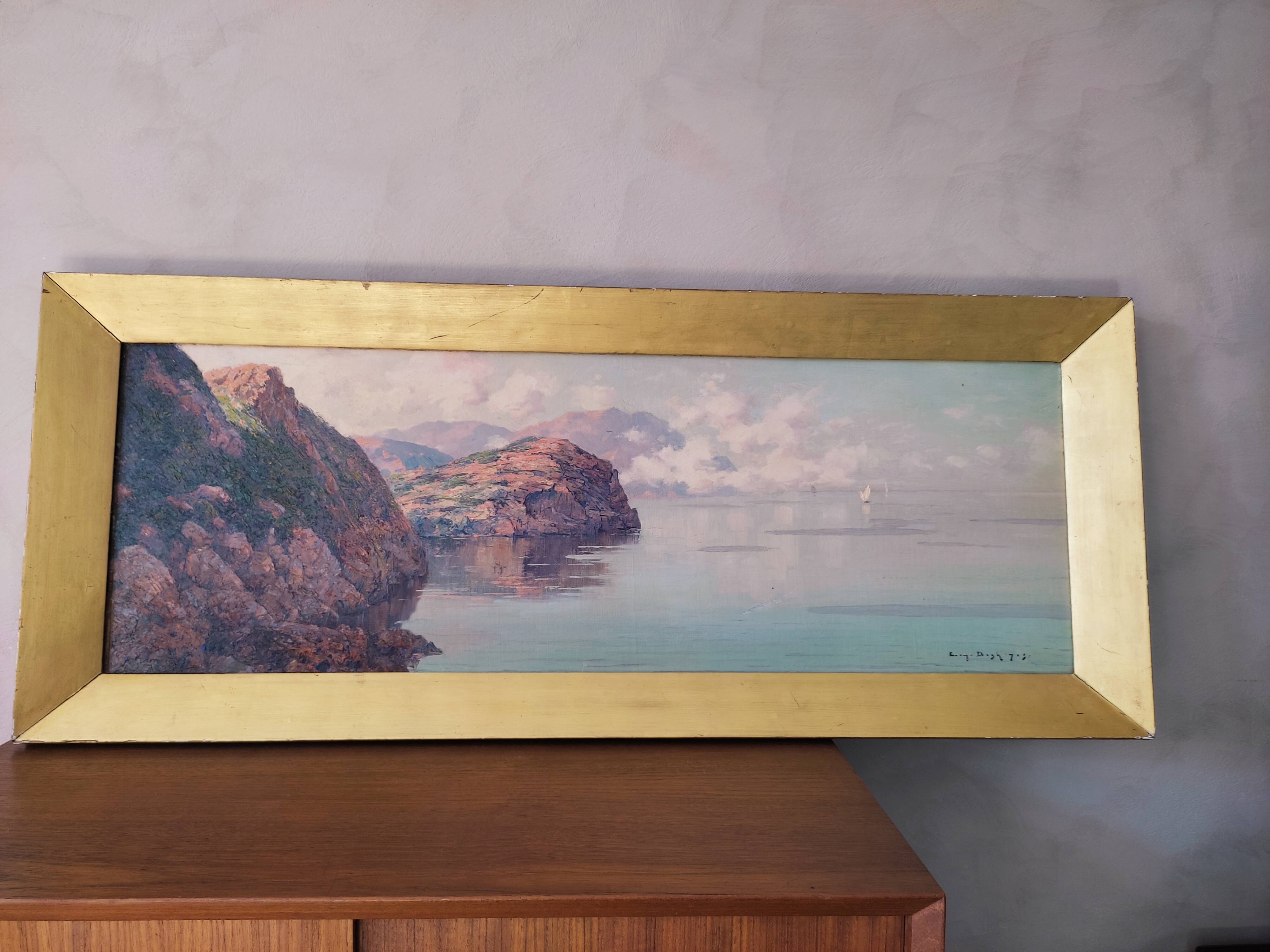 Oil on canvas orientalist landscape