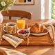 Plateau En Rotin Vintage