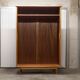 Scandinavian wardrobe 2 sliding doors 1960