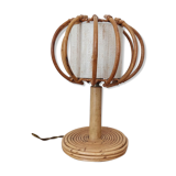 1960s rattan lamp or desk