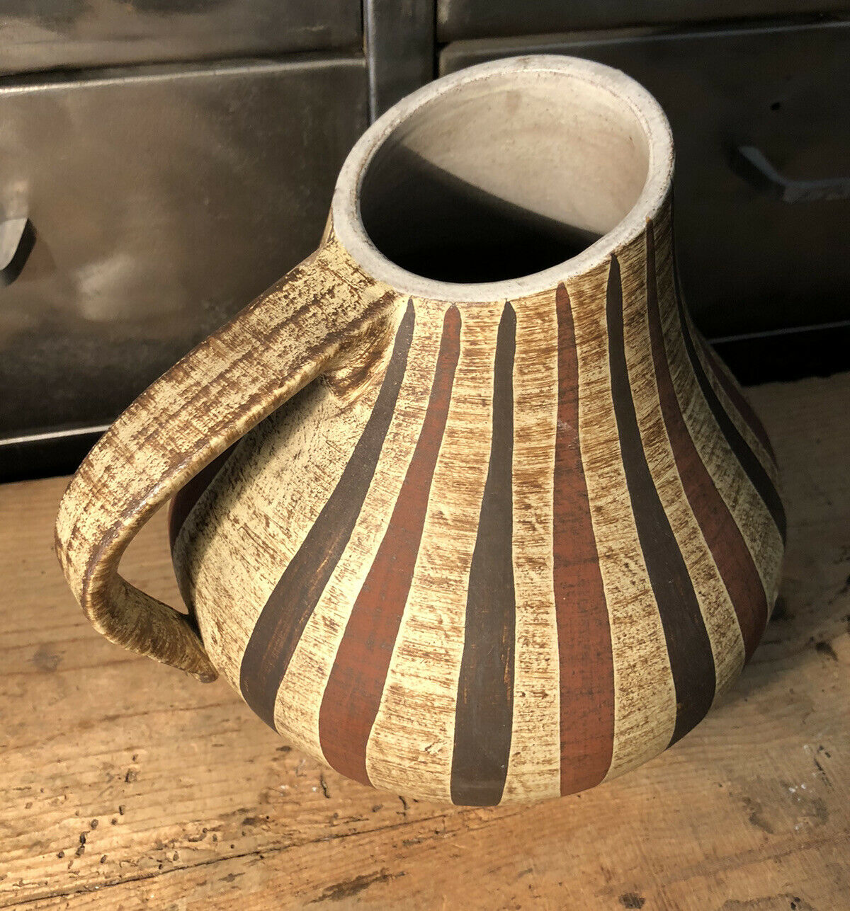 Broc ceramic pitcher vintage design Germany stamped