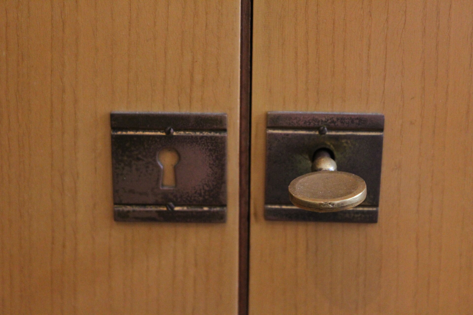 Pair of Polymeubles cabinets David series B, 1958