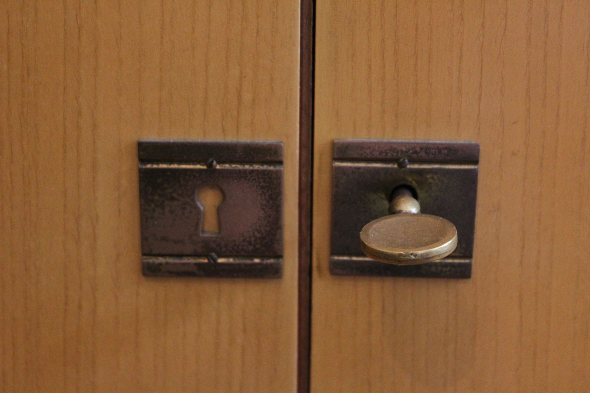 Pair of Polymeubles cabinets David series B, 1958