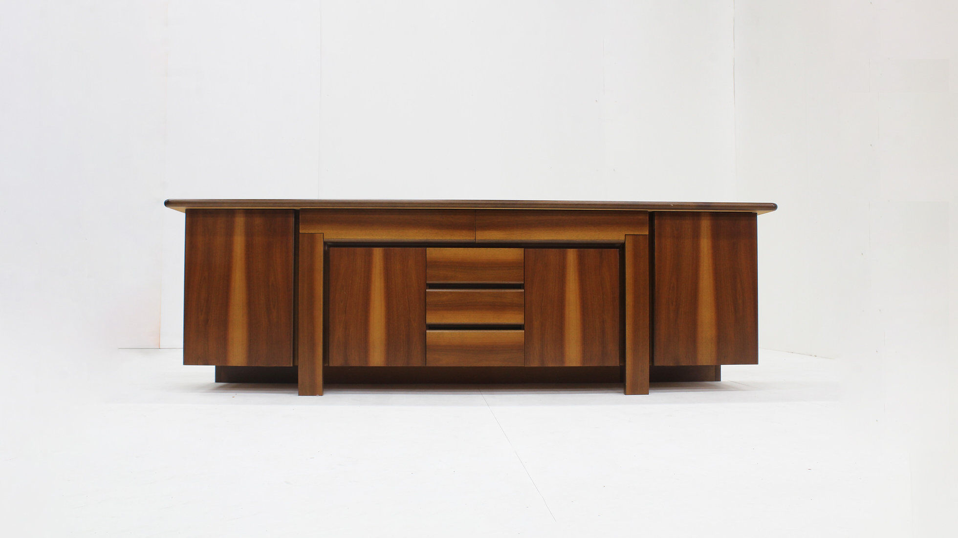 Vintage Italian walnut sideboard 1960s