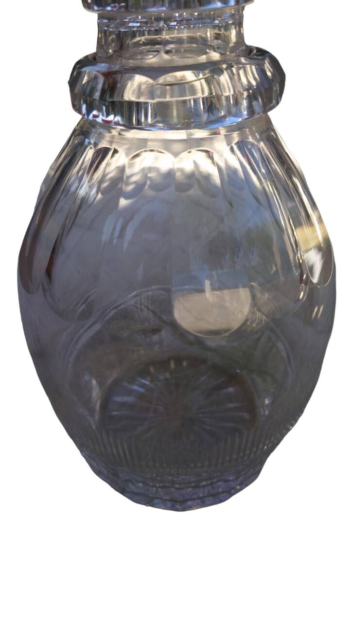 Napoleon III crystal wine carafe