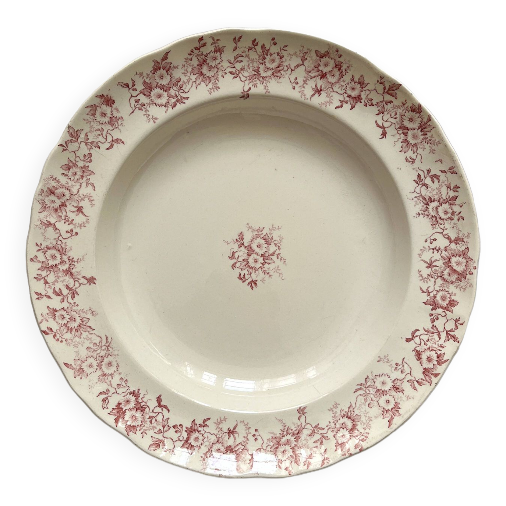 Round iron clay dish "Aster" Longchamp