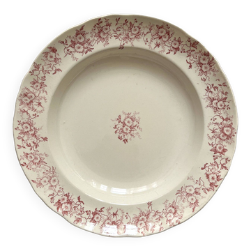 Plat rond en terre de fer "Aster" Longchamp