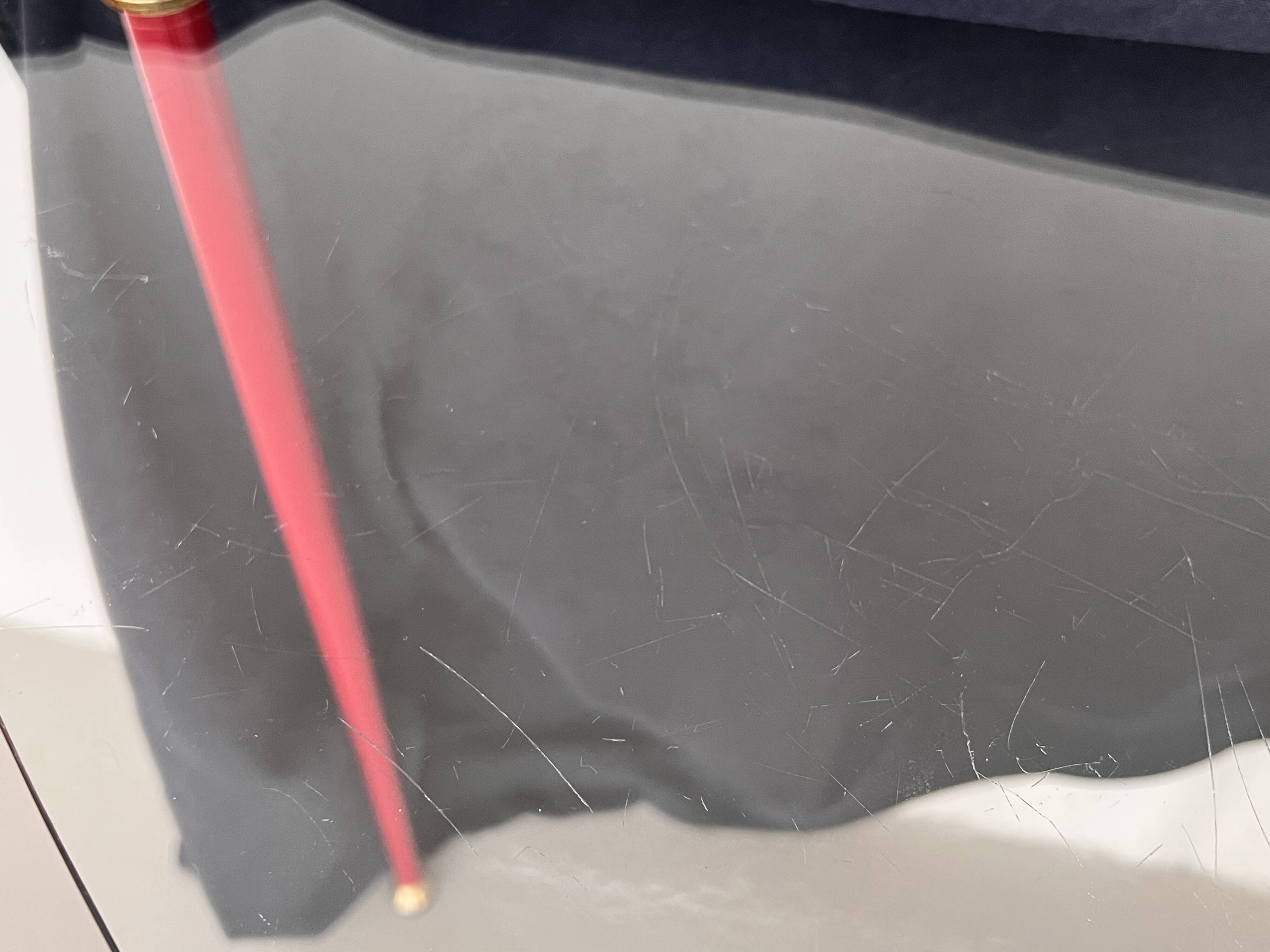 Italian Arlecchino Side Table in Glass by Edoardo Paoli for Vitrex