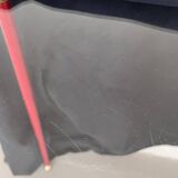 Italian Arlecchino Side Table in Glass by Edoardo Paoli for Vitrex