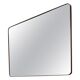 Authentic Hand Made Rectangular Mirror Artisan Frame Finished in Black Iron XS