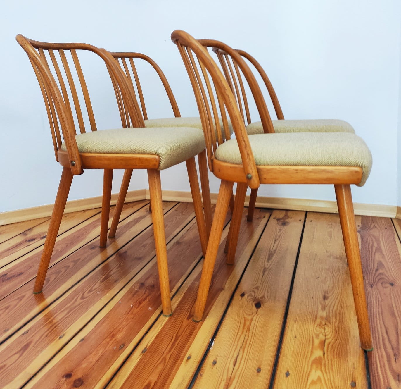 Set of Four Chairs by A. Suman for Tatra Nabytok, Czechoslovakia, 1960s