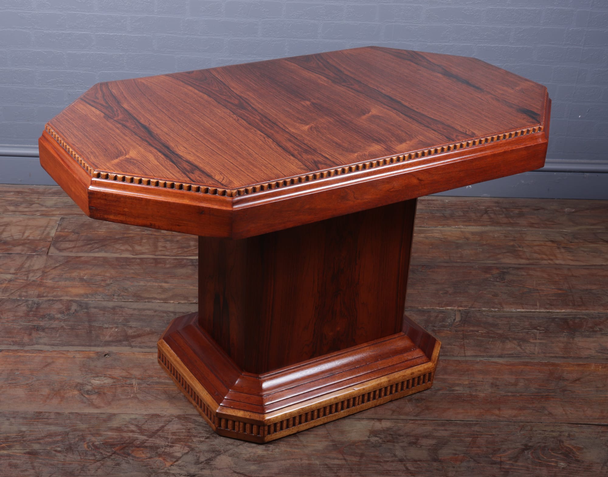 French Art deco rosewood coffee table c 1920