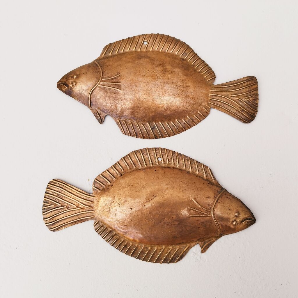 Venetian fish copper vintage decoration