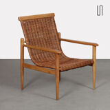 Vintage wicker armchair edited by Uluv, 1960