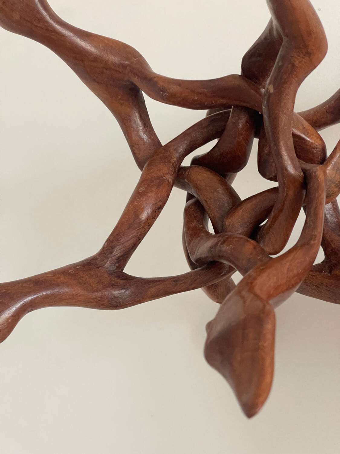 Modernist wooden sculpture