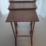 Set of 3 pull-out tables