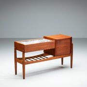 No. 36 teak planter by Arne Wahl Iversen for Vinde Møbelfabrik
