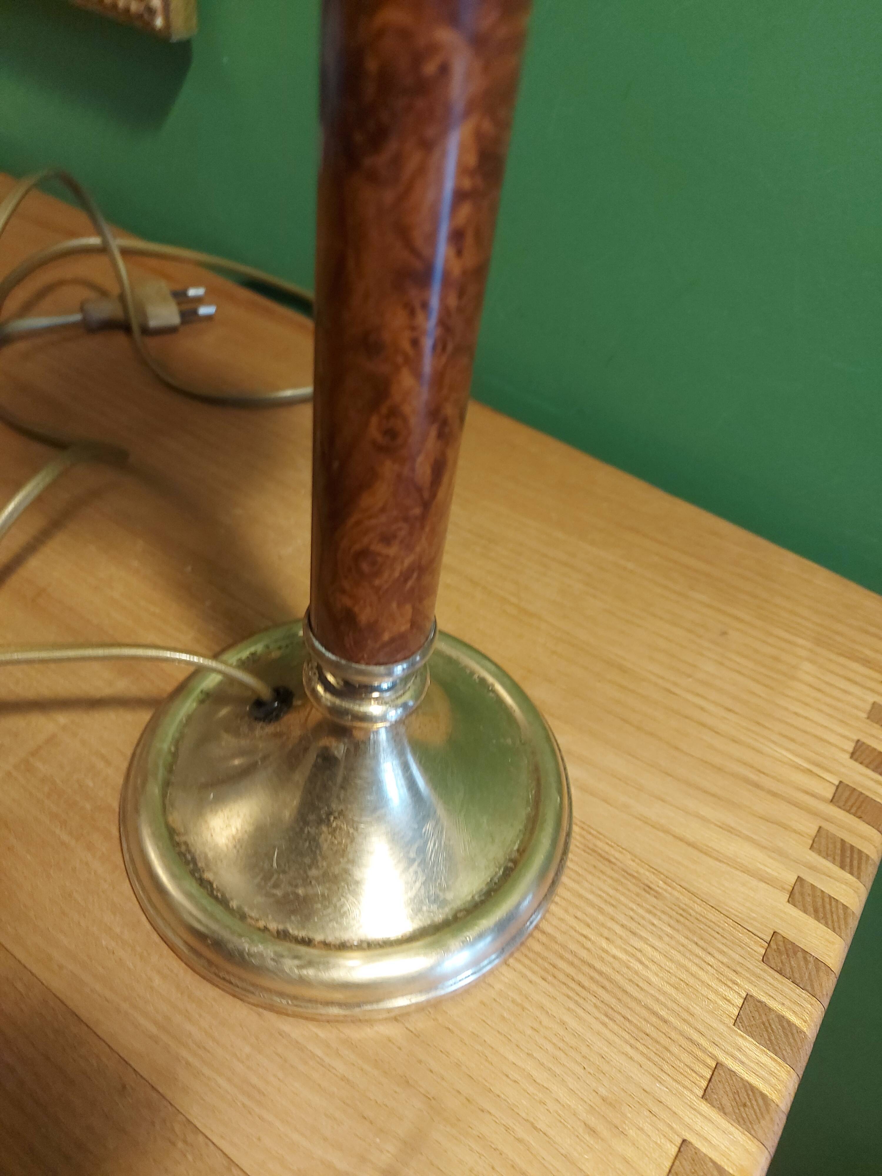 Tortoiseshell style lamp