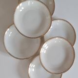 Set of 6 porcelain plates